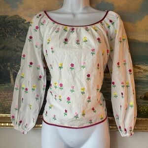 Tuckernuck White Cotton Blouse